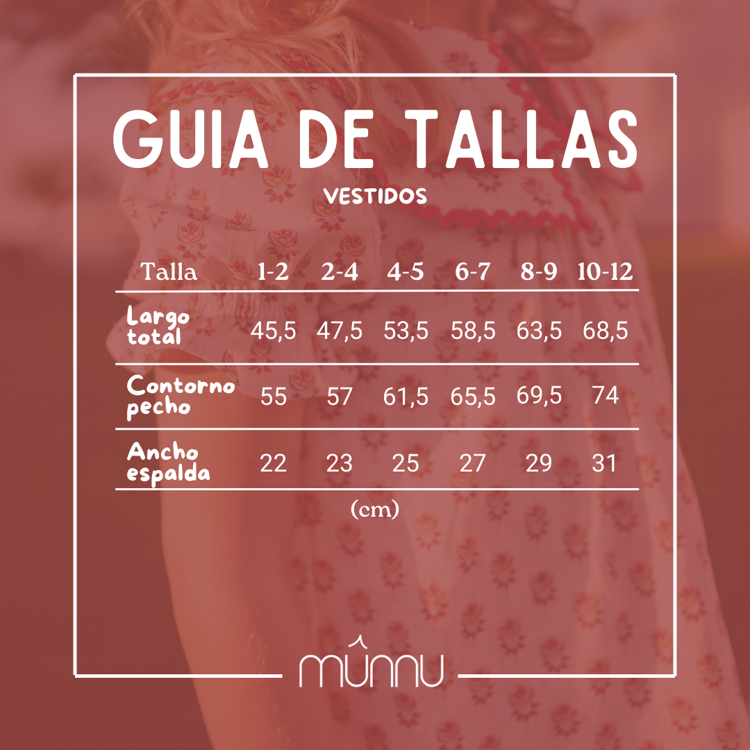 Guía de tallas