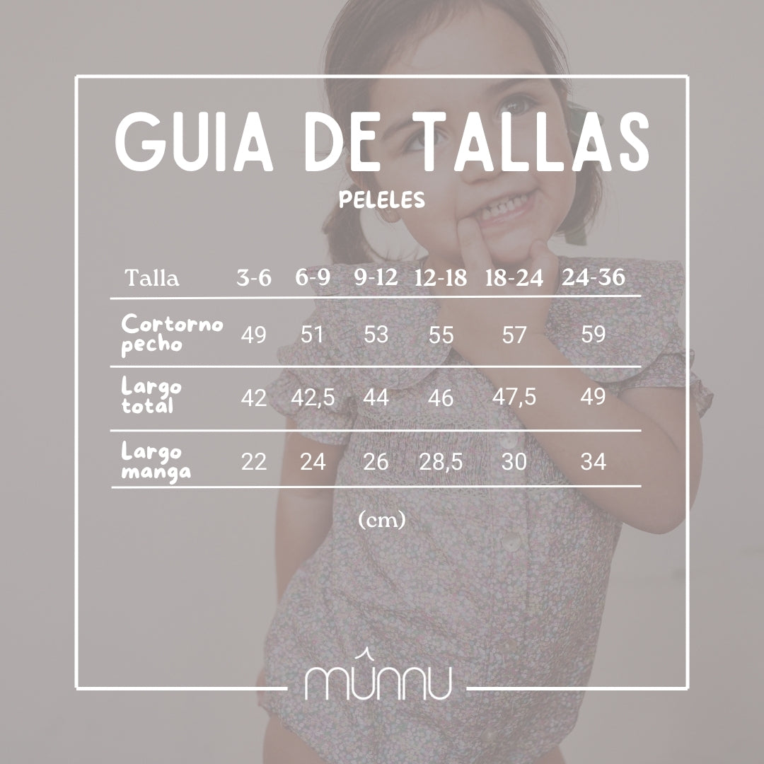Guía de tallas
