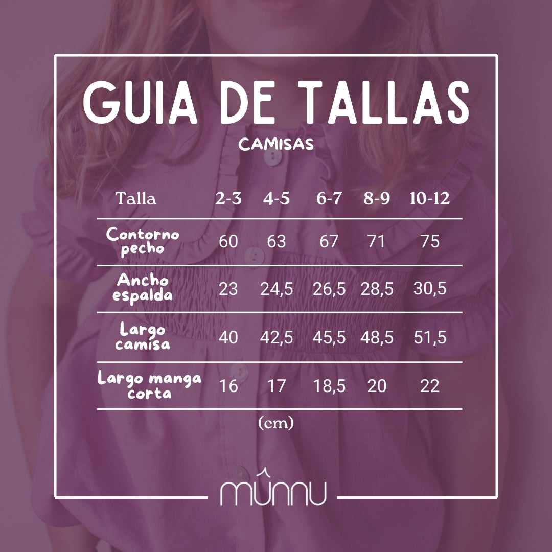 Guía de tallas