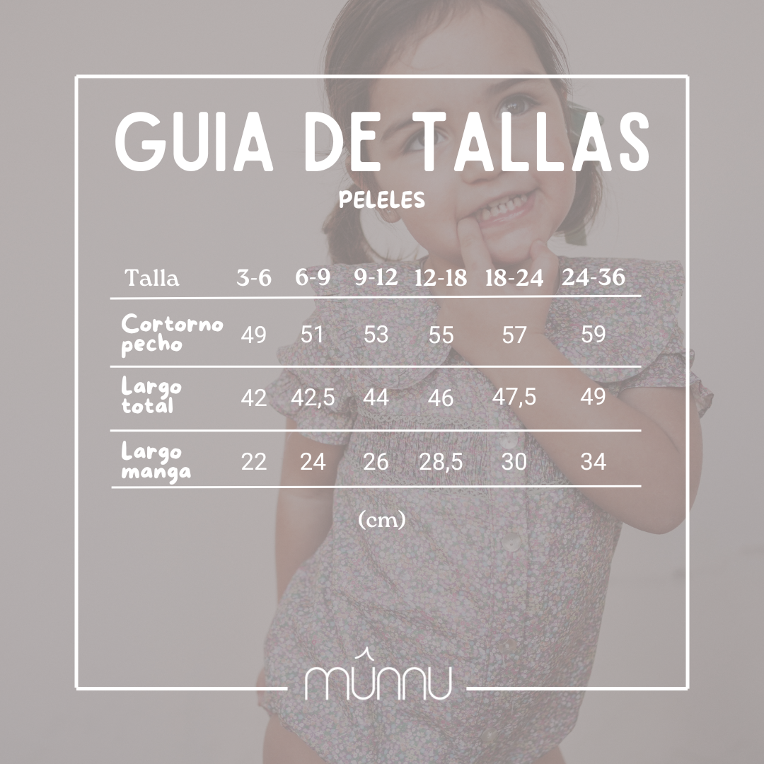 Guía de tallas