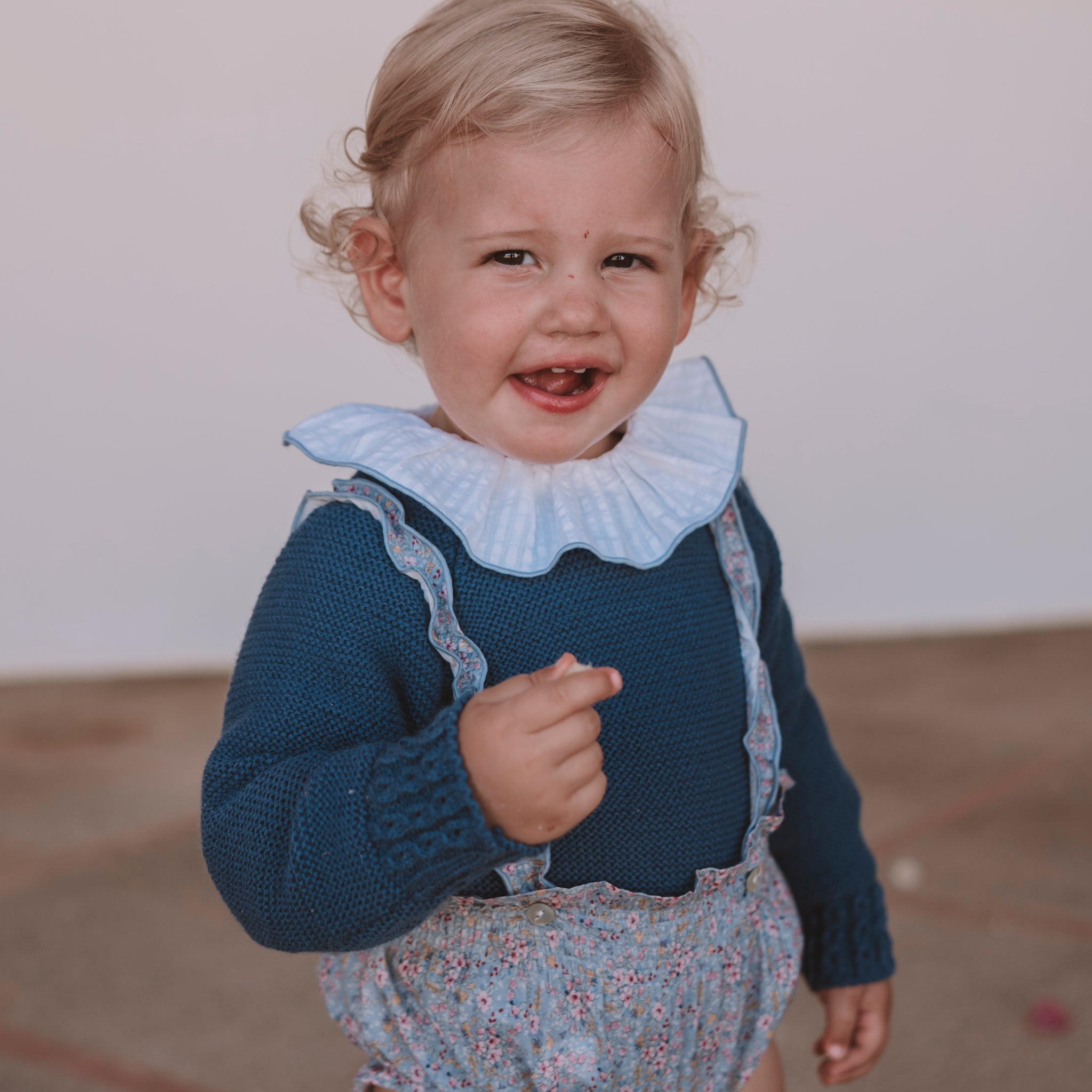 CAMISA BEBÉ HELENA AZUL