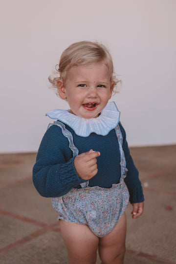 CAMISA BEBÉ HELENA AZUL