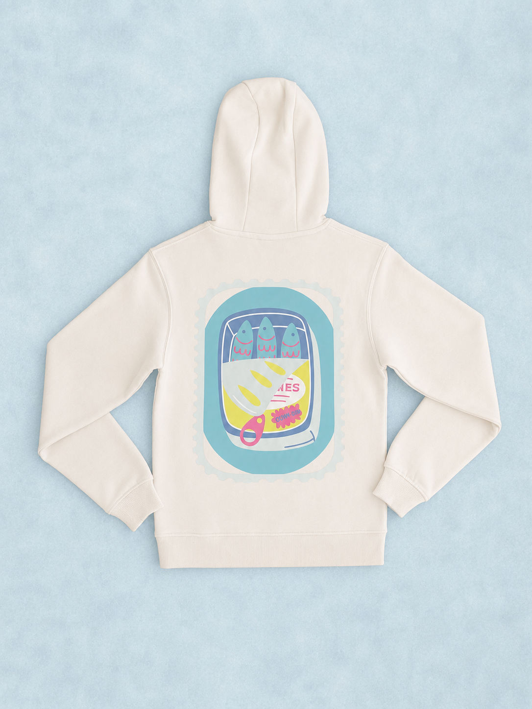SUDADERA SARDINES CON CAPUCHA