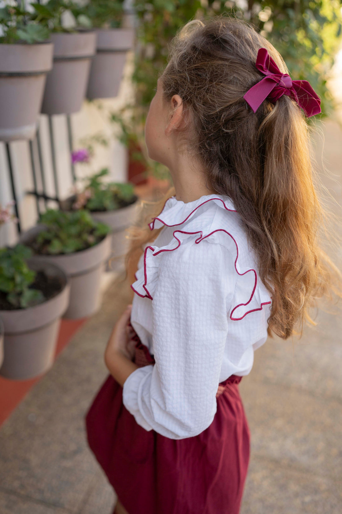 CAMISA HELENA MARSALA