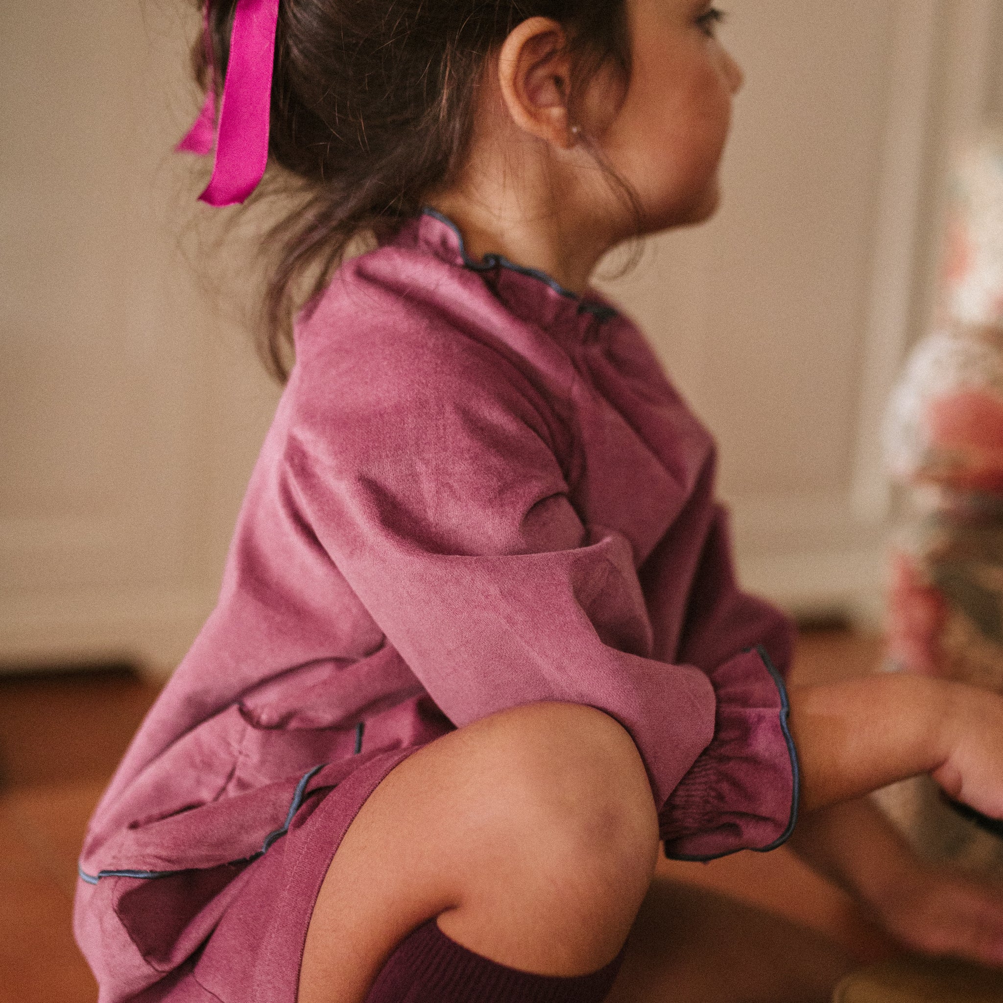 VESTIDO VELVET GUINDA