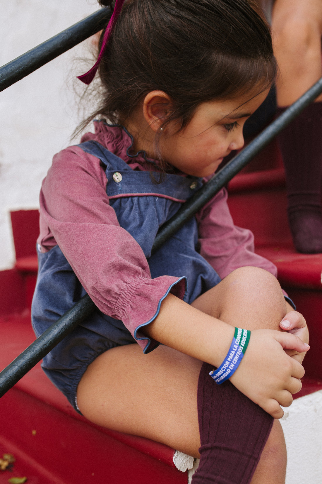 RANITA VELVET AZUL EMPOLVADO