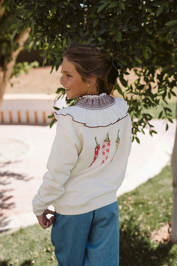 SUDADERA GUINDILLAS