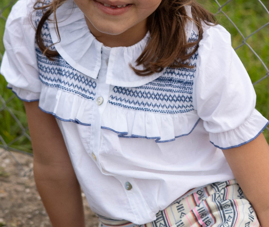 CAMISA BLANCA SMOCK